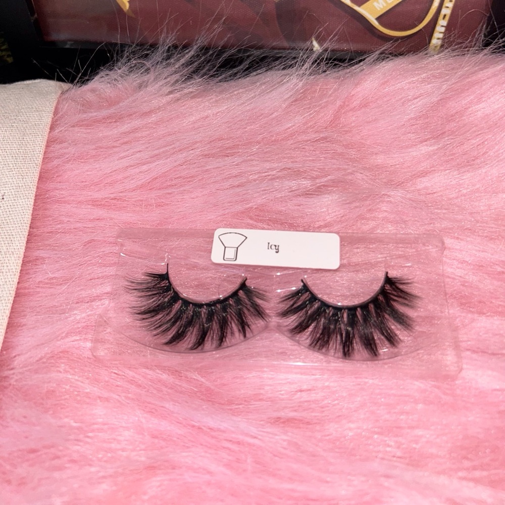 25mm Fluffy Mink Lashes – Wispy Dramatic False Eyelashes Reusable